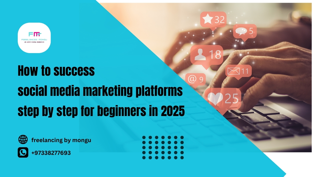 how to success social media marketing platforms step by step for beginners in 2025