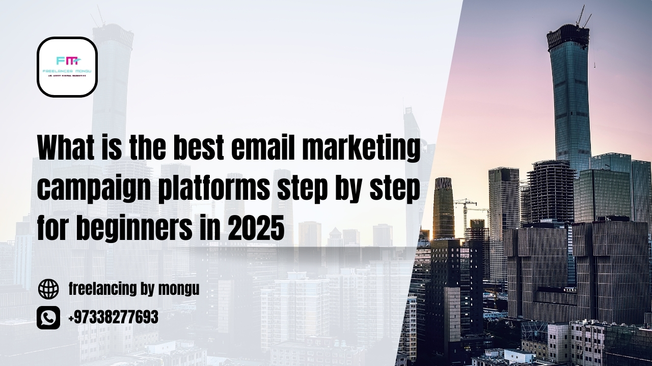 what is the best email marketing campaign platforms step by step for beginners in 2025