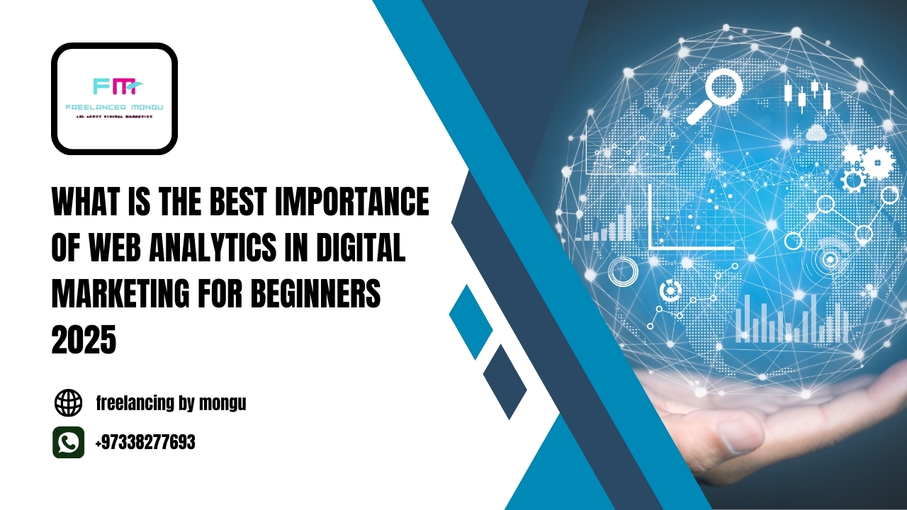 what is the best importance of web analytics in digital marketing for beginners 2025